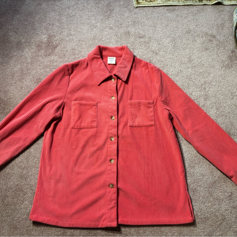 🪸Blair Coral Button-Down – Soft, Cozy & Cute!
